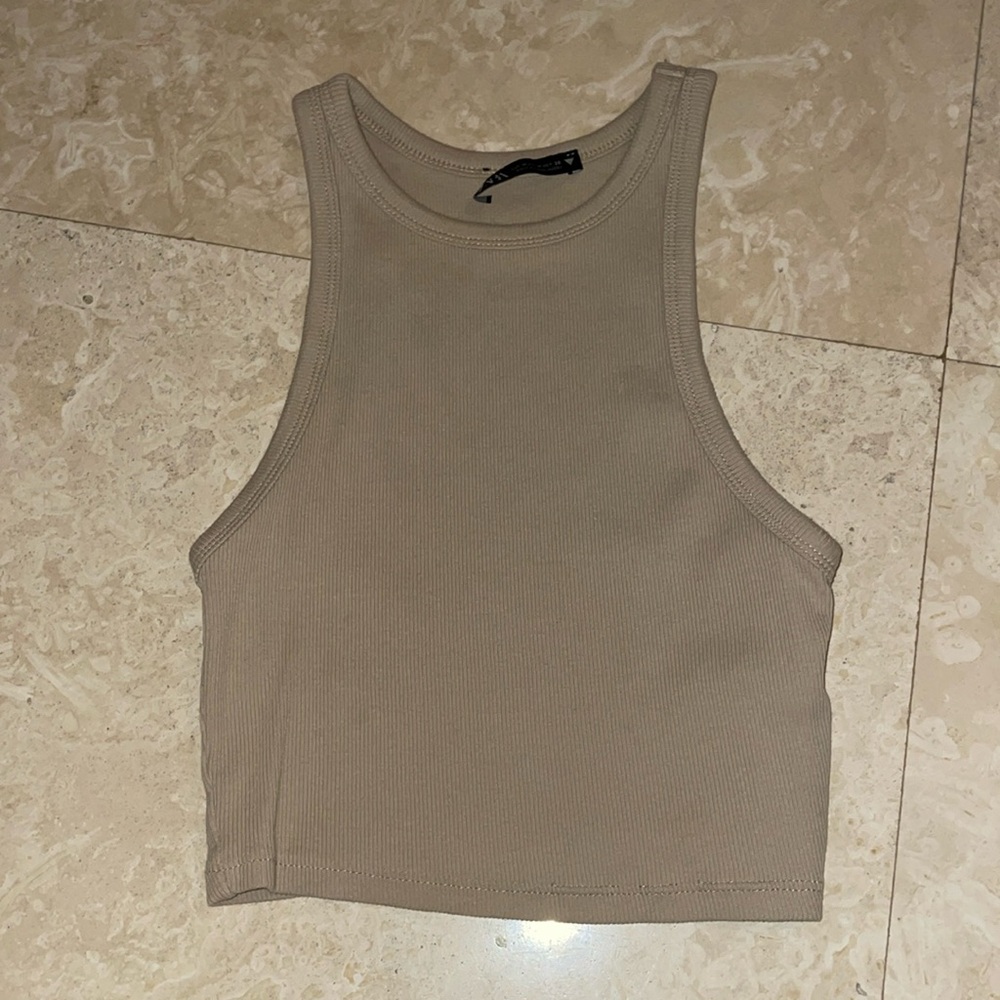 Zara women ribbed tank